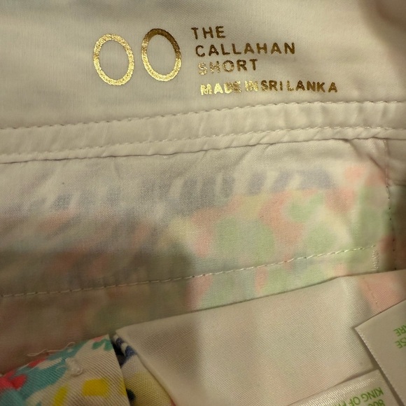 Lilly Pulitzer Callahan Shorts Roar of the Seas Multi Color Floral Size 00 - Picture 7 of 10